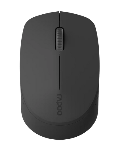 Rapoo M100 Silent Wireless Mouse - 2.4GHz / Up to 1300 dpi / Bluetooth / USB Receiver / Dark Grey Color