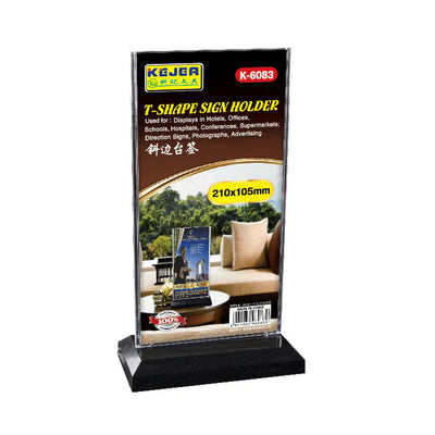 Kejea® T-Shape Card Stand Vertical