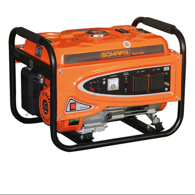 Somafix 2800W Portable Petrol Generator – 6.5HP Heavy Duty Backup Power Generator for Home & Professional Use