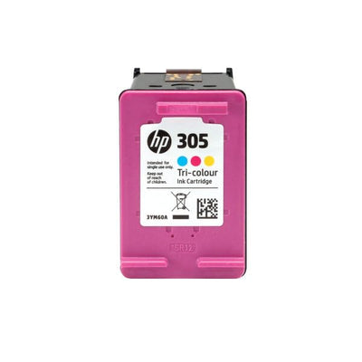 HP 305 Tri-Color Ink Cartridge - 100 Pages / Tri Color / Ink Cartridge