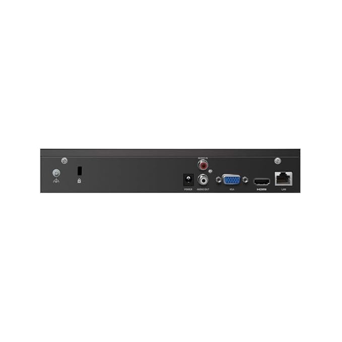 تي بي لينك فيجي مسجل فيديو شبكي 4 قنوات PoE+ - RJ-45، USB 2.0 / SATA / أسود