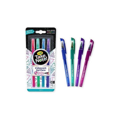 4 CT IRIDESCENT GEL PENS
