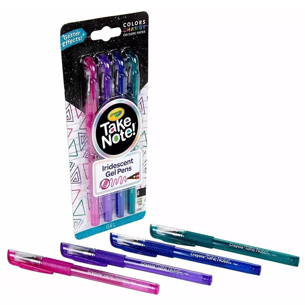 4 CT IRIDESCENT GEL PENS