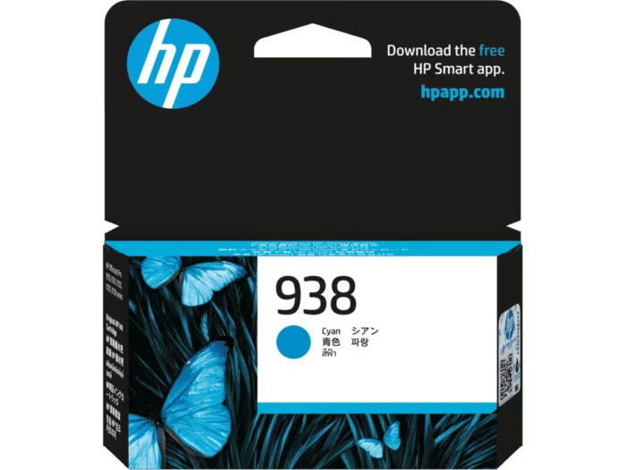 HP 938 Cyan Color - 800 Pages / Cyan Color / Ink Cartridge