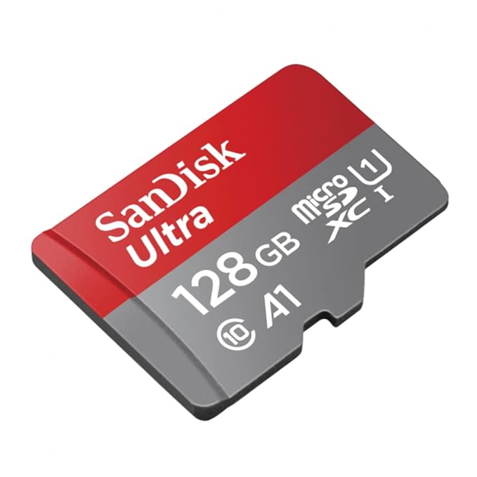 SanDisk Ultra UHS-I MicroSD Card - 128GB / Up to 140 MB/s