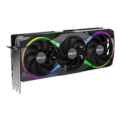 PNY NVIDIA GeForce RTX 5080 OC Triple Fan Graphics Card - 16GB / GDDR7 / 256-bit / PCIe 5.0 / DisplayPort 2.1 / HDMI 2.1 / One Year Warranty