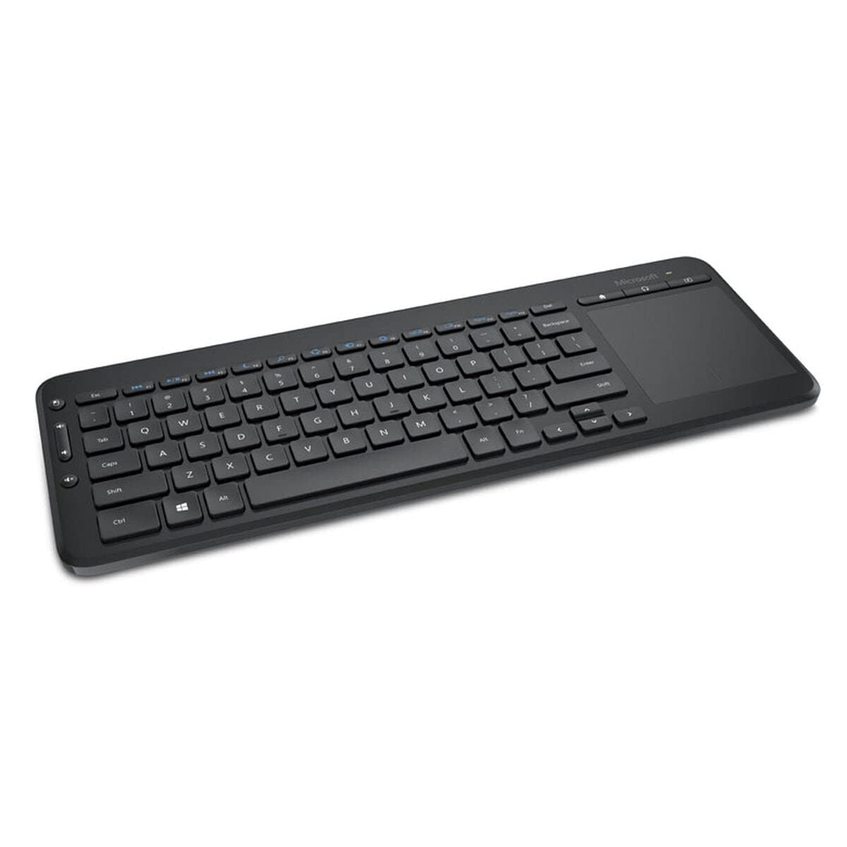 Microsoft Wireless AIO Media Keyboard - Wireless / Arabic/English / Black - Keyboard
