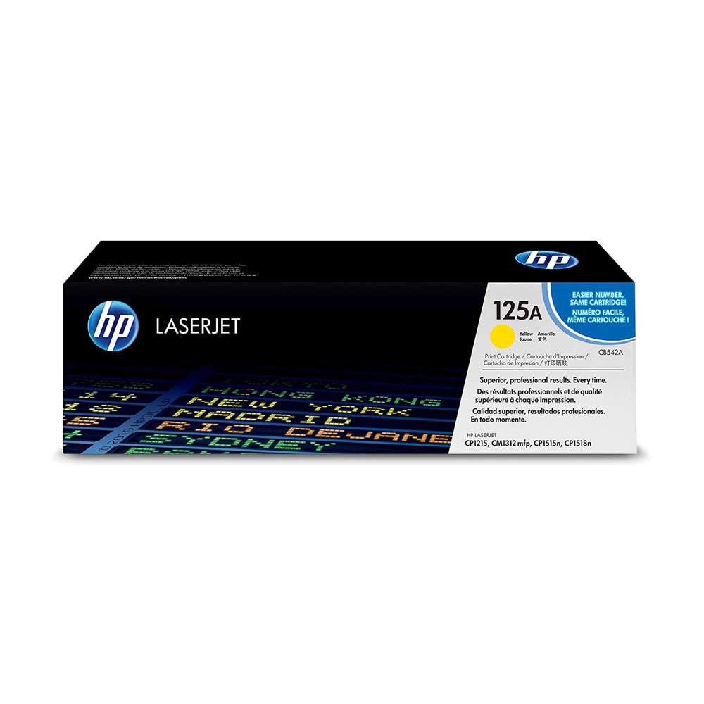 HP 125A LaserJet Toner Cartridge - 1.4K Pages / Yellow Color / Toner Cartridge