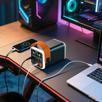 60,000mAh Power Bank Porodo Cappadoc Multi - Port TFT Display - Black - Saif Al Najmi KwPOWER STATIONPorodoSaif Al Najmi Kw60,000mAh Power Bank Porodo Cappadoc Multi - Port TFT Display - Black
