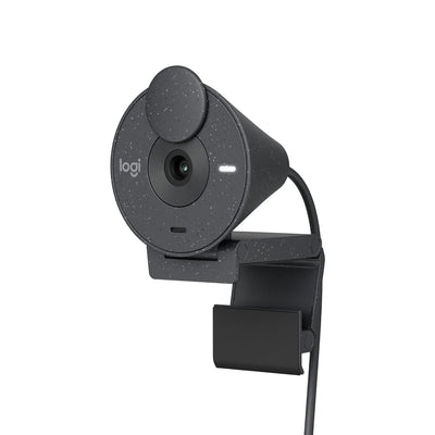 كاميرا ويب Logitech Brio 300 عالية الدقة بالكامل - 2 ميجابكسل / USB-C / سلكية