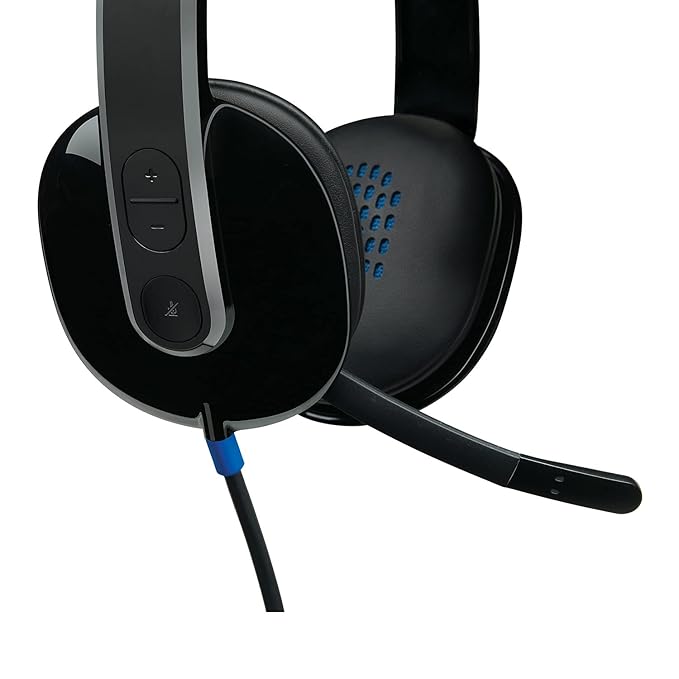 Logitech H540 USB Wired Headset - Wired / USB / Stereo / Black