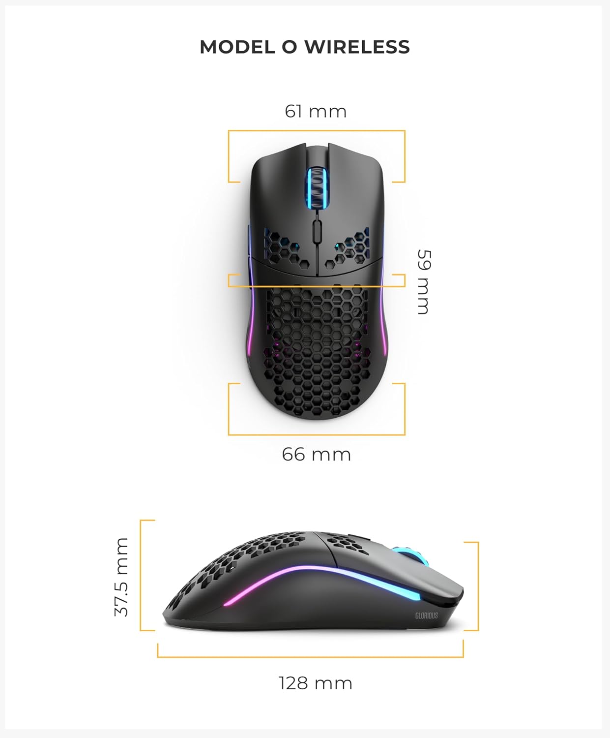 Glorious Model O Gaming Mouse - Matte Black