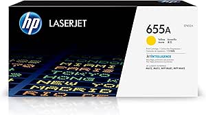 HP 655A LaserJet Toner Cartridge - 10.5K Pages / Yellow Color / Toner Cartridge