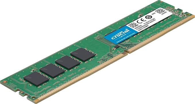 ذاكرة سطح المكتب من كروشال - 8 جيجابايت / DDR4 / 288 دبوس / 3200 ميجاهرتز / وحدة ذاكرة سطح المكتب