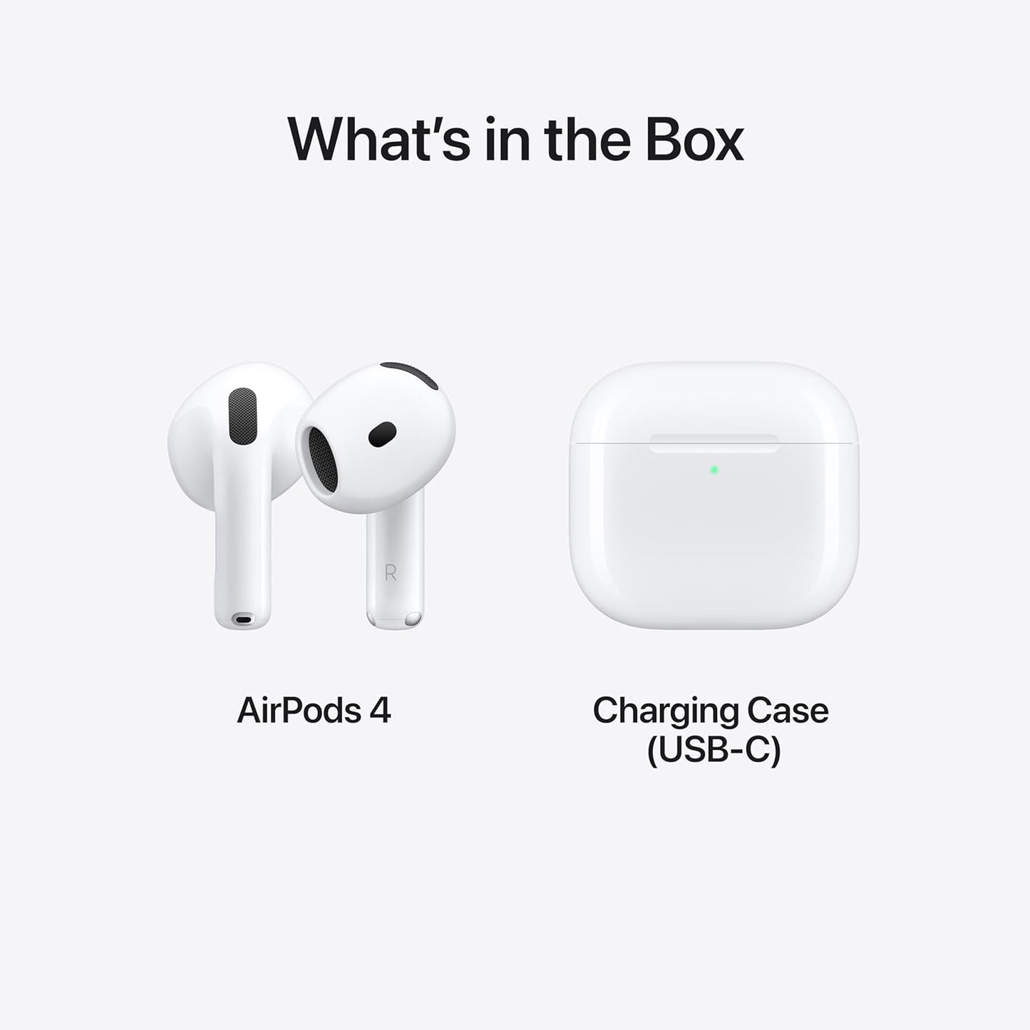 Apple AirPods 4 With ANC Earbuds - USB-C / Bluetooth 5.3 / White