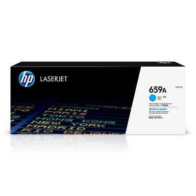HP 659A Cyan Original LaserJet Toner Cartridge - 13K Pages / Cyan / Toner Cartridge