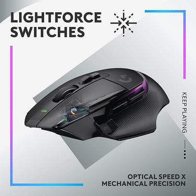 Logitech G502 X PLUS LIGHTSPEED Gaming Mouse - Wireless / RGB / Black
