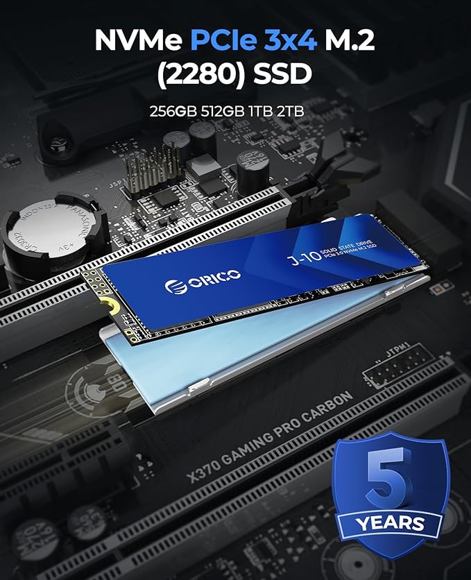 ORICO M.2 SSD Heat Sink - Blue