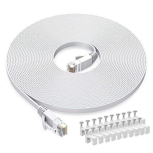 Jasoz Ethernet Cable - CAT6 / 20 Meters / Grey