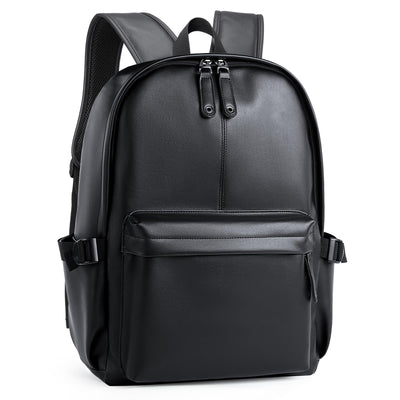 Earldom ET-BG01 Leather Backpack Bag - Black