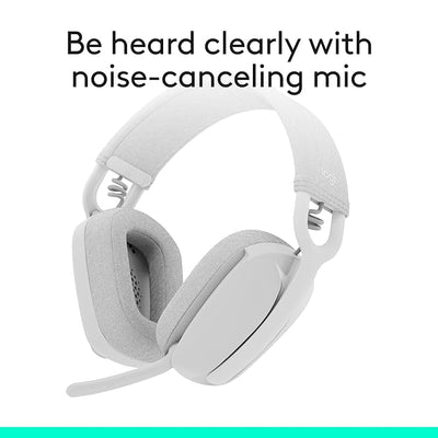 Logitech ZONE Vibe 100 Bluetooth Headset - Off White
