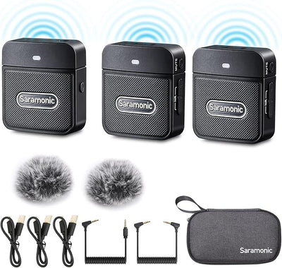 Saramonic 3.5mm 2.4G Dual Channel Wireless Microphone Blink100 B2
