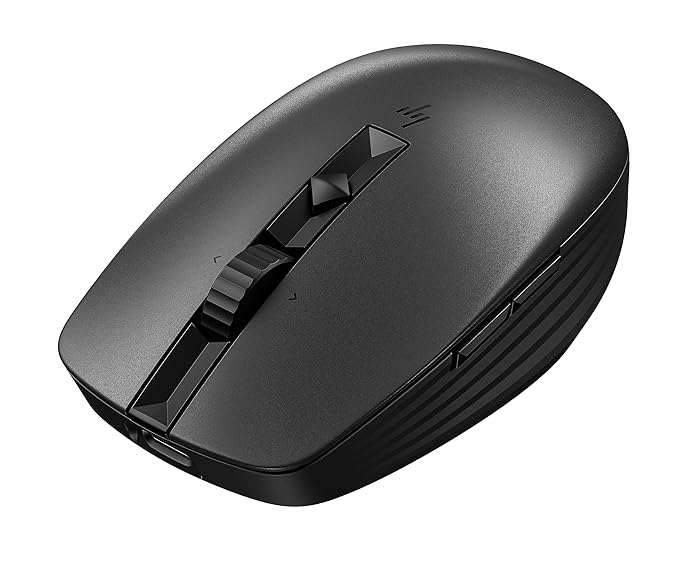 HP 710 Rechargeable Silent Wireless Mouse - Up to 3000 dpi / 7 Buttons (6 Programmable) / Graphite Color