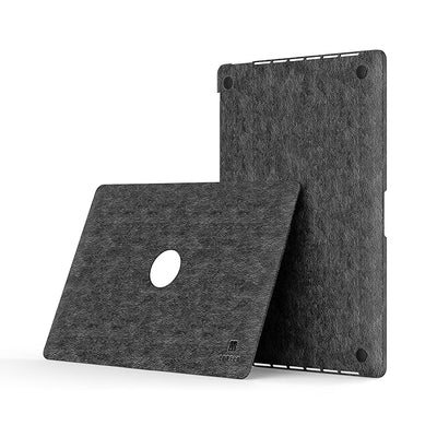 Levelo Gevena Leather Macbook Pro Cover - Apple Macbook Pro 15.3" / Black