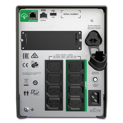 APC Smart-UPS 1000VA - 700Watts / 1KVA / Line Interactive / Tower