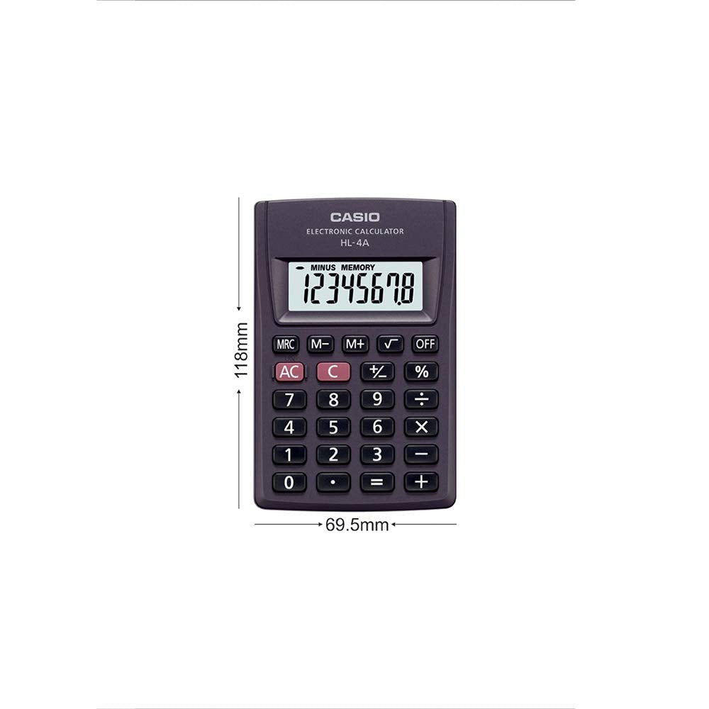 Casio Pocket Calculator Hl-4A