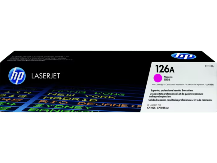 HP 126A Magenta Color - 1K Pages / Magenta Color / Toner Cartridge