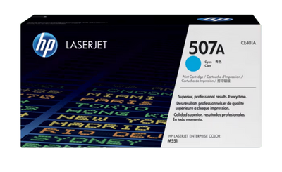 HP 507A Cyan Color - 6K Pages / Cyan Color / Toner Cartridge