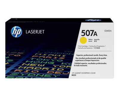 HP 507A Yellow Color - 6K Pages / Yellow Color / Toner Cartridge
