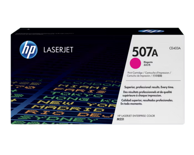 HP 507A Magenta Color - 6K Pages / Magenta Color / Toner Cartridge