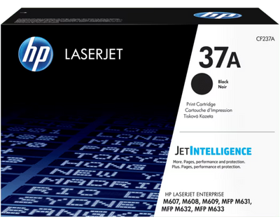 HP 37A Black LaserJet Toner Cartridge - 11k pages / Black Color / Toner Cartridge