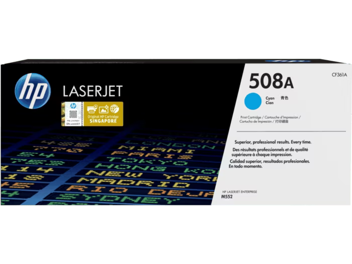 HP 508A Cyan Color - 5K Pages / Cyan Color / Toner Cartridge
