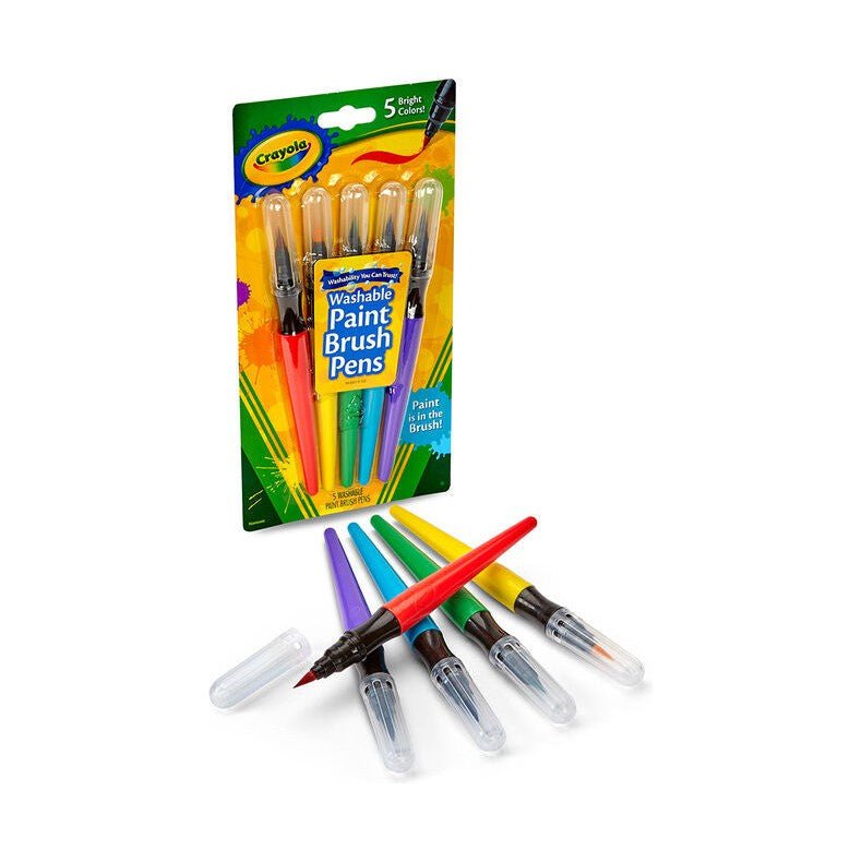 CRAYOLA PROJECT 5 CT PAINT BRUSH PENS