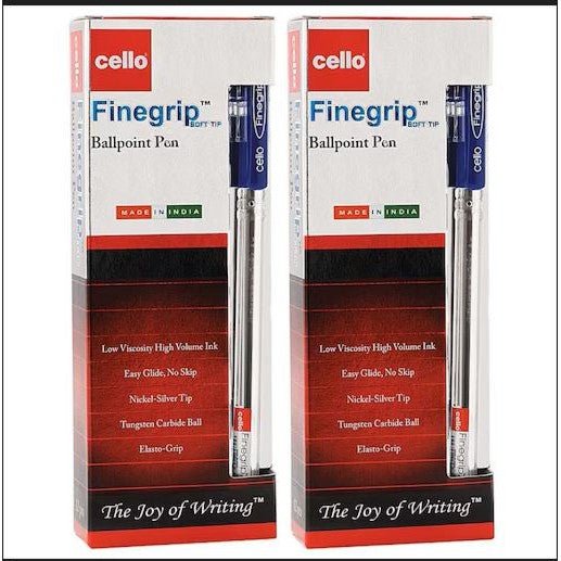 Cello Fine Grip Ball Pen Pack Of 12