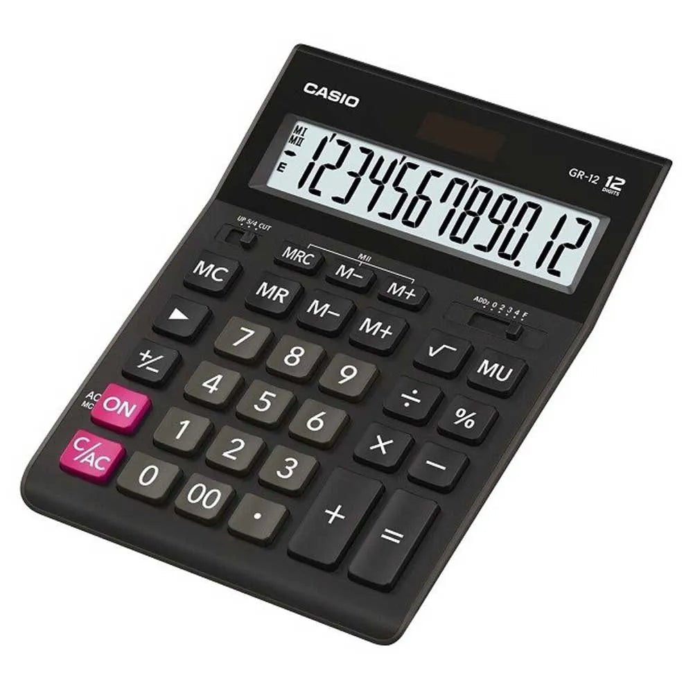 Casio Calculator GR-12 Black