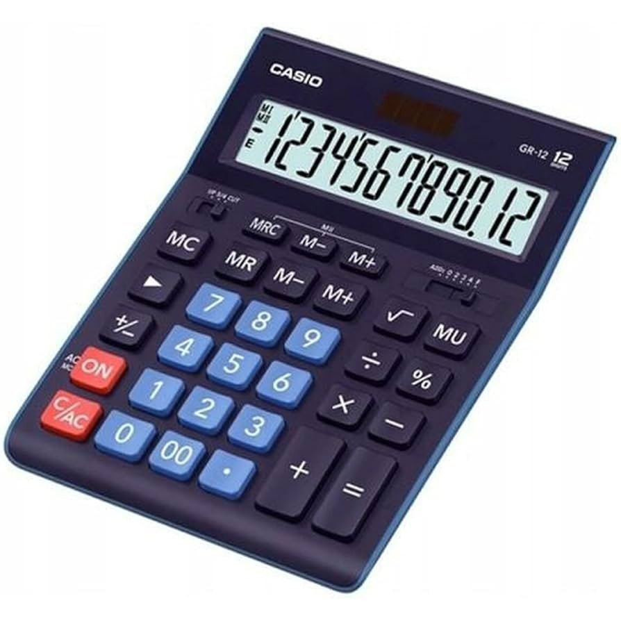 Casio Calculator GR-12C Dark Blue