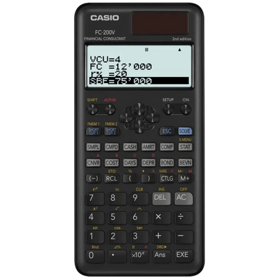 Casio Fc-200V Financial Calculator