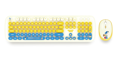Disney Wireless Keyboard and Mouse - Donald Duck