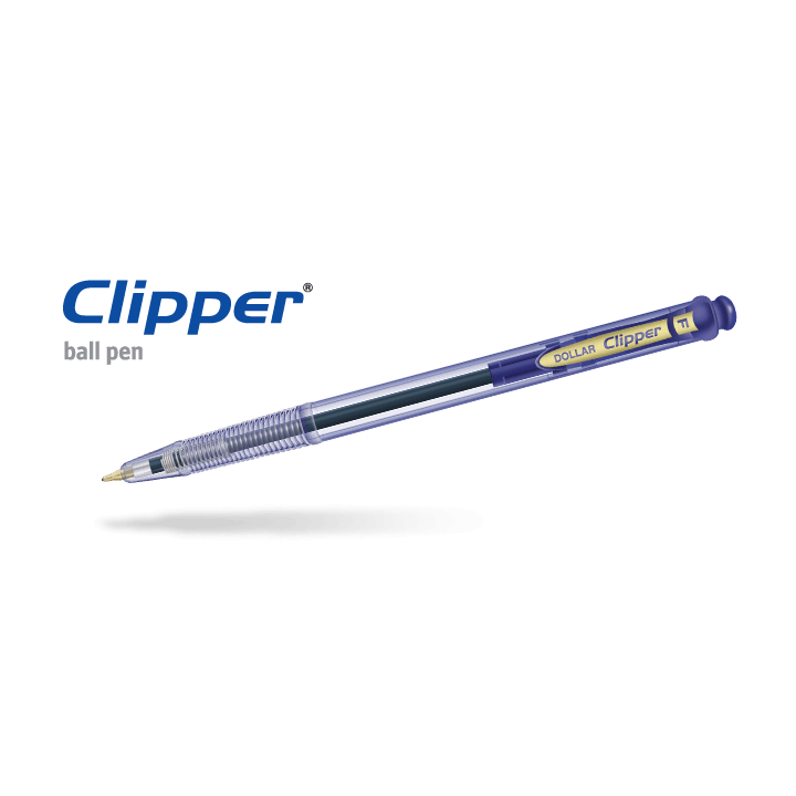 Dollar Clipper ball pen 0.8mm 10-Pack