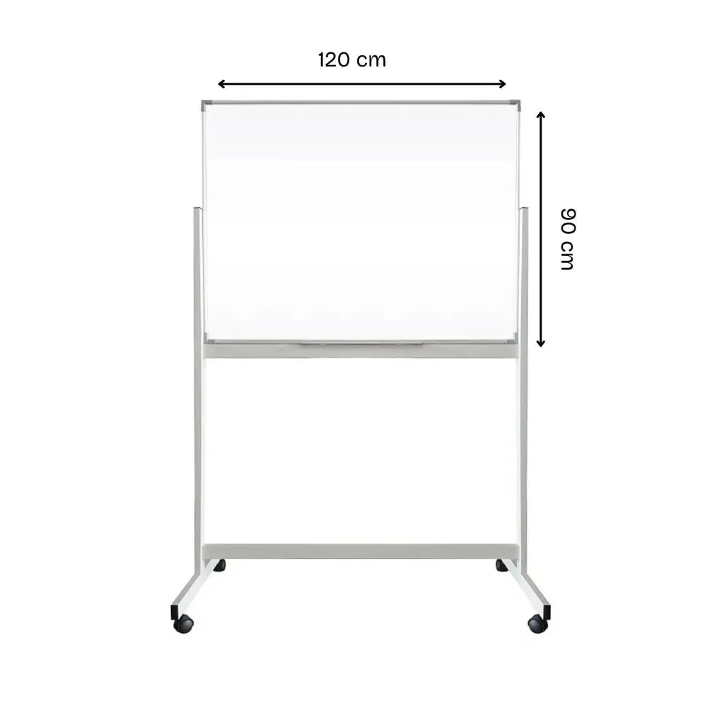 Double Sided Magnetic White Boards With Stand - 90x120cm (without installation)