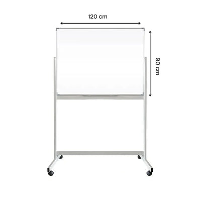 Double Sided Magnetic White Boards With Stand - 90x120cm (without installation)