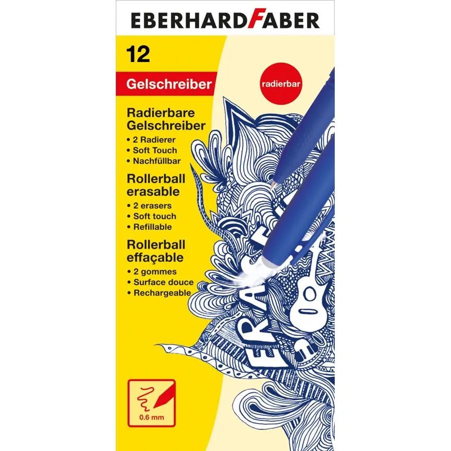 EBERHARD FABER Erasable Erase It Gel Pen - Blue