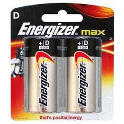 Energizer Max D Batteries, Premium Alkaline D Cell Batteries