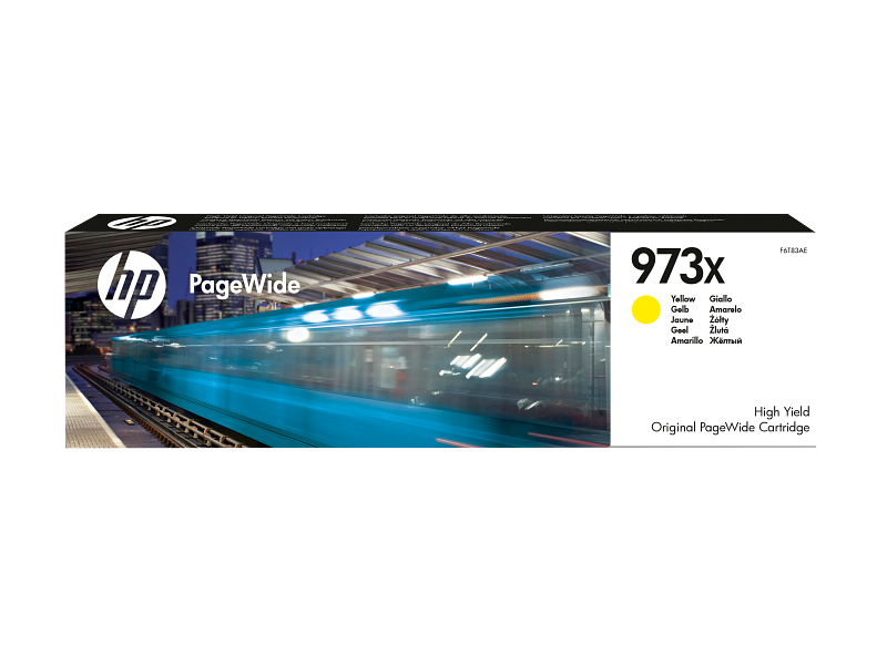 HP 973X High Yield Yellow Ink Cartridge - 7K Pages / Yellow Color / Ink Cartridge