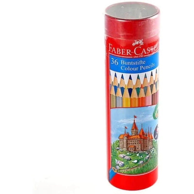 Faber Castell Colored Pencils Cylinder Case 36 Colors