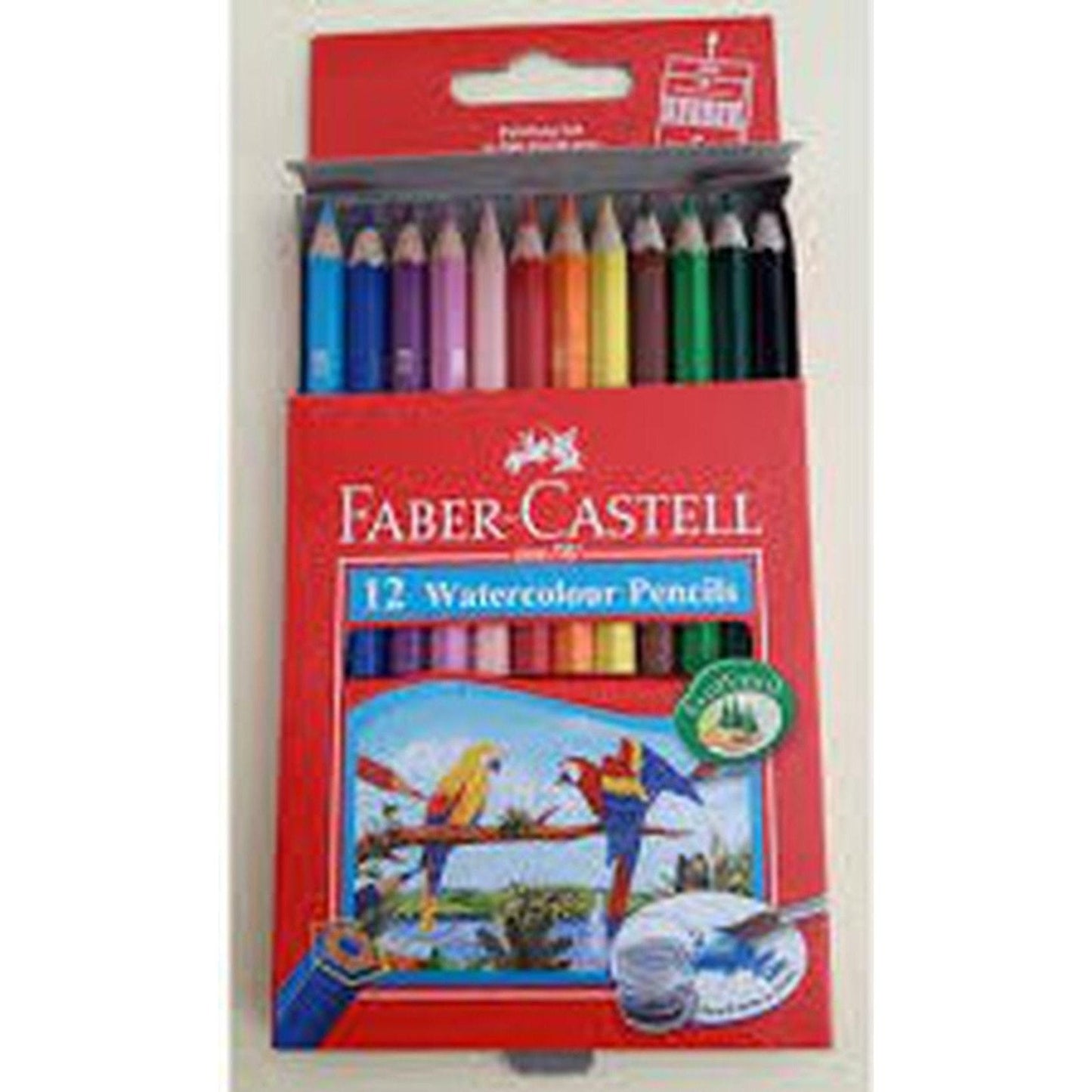 Faber-Castell Water Color Pencils - Assorted, 12Pcs/Pkt